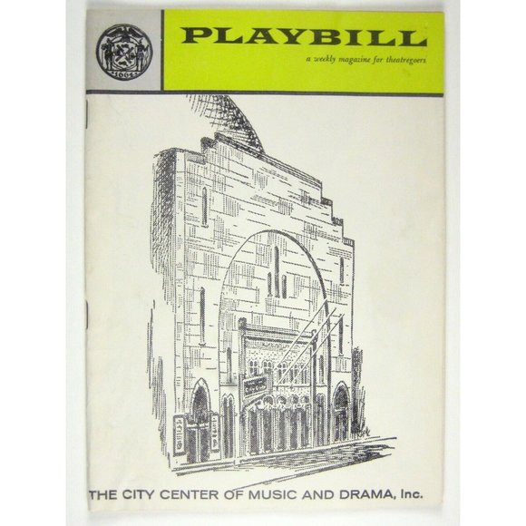 New York City Ballet Playbill December 1960 City Center NYC Patricia Wilde - Picture 1 of 8